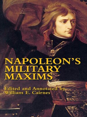 cover image of Napoleon's Military Maxims